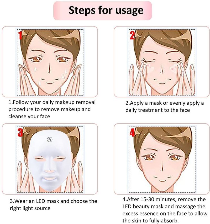 Bella Faccia 7 Color LED Face Mask for Acne - Image 6