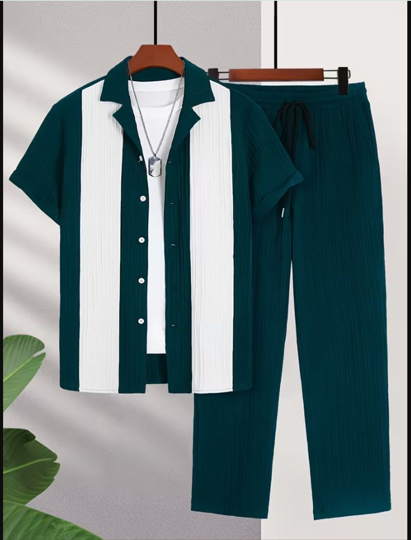 VEDCLOTHPVTLTD Shirt Pant Co-ords Set - Image 2