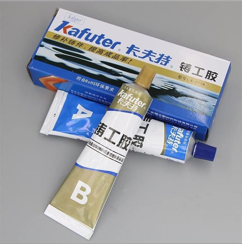CIBZ Metal Repair Glue for Metal AB Casting Repair Glue 2 pis Combo Welding Paste (200 g)