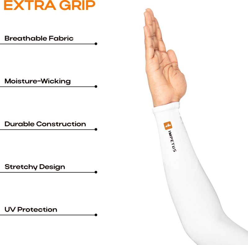 IMPETUS Nylon Arm Sleeve, White - Image 3