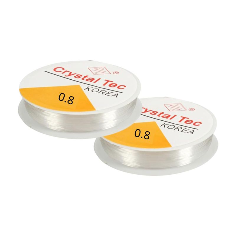 Qroof 0.8 mm 10 meter Elastic Wire Beading Rope Cord String - Image 2