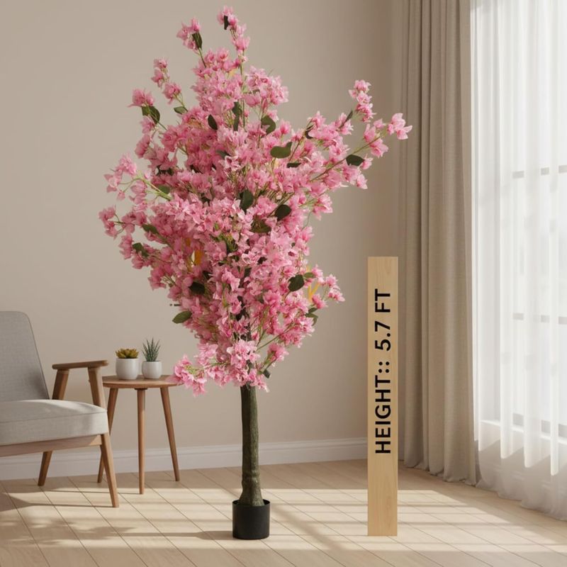 GREENEXCHANGE Artificial Bougainvillea Tree 5.7 Feet - Image 6