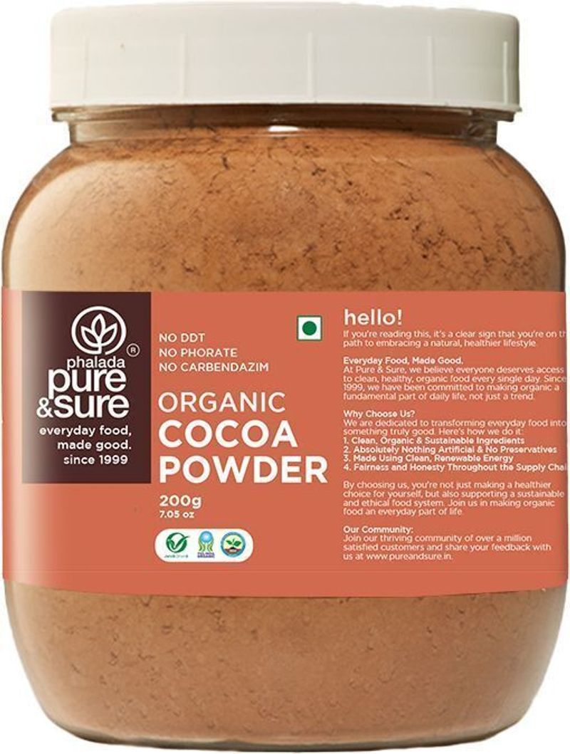 Pure & Sure Organic Cocoa Powder Sweetener 200g - Image 2