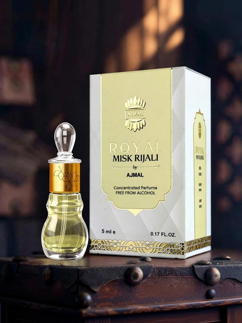 Ajmal Royal Misk Rijali Attar for Men & Women Floral Attar (Musk) - Image 4