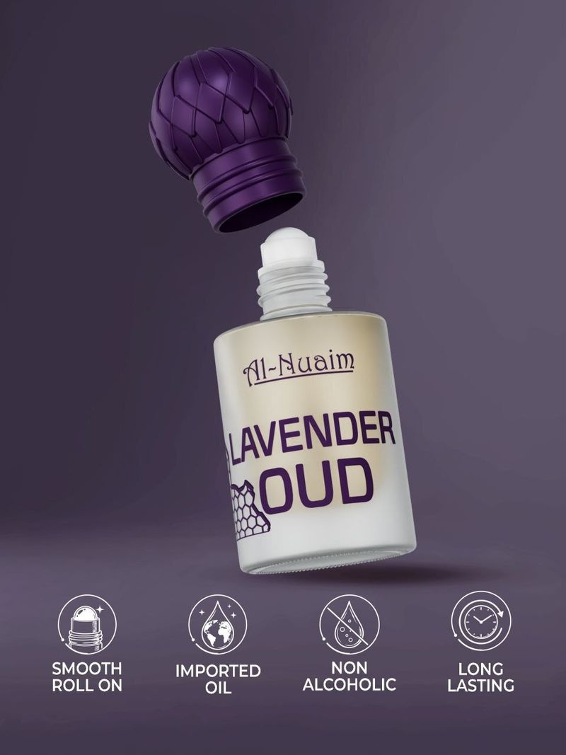 Al-Nuaim Lavender Oud Attar Herbal Fragrance Oil - Image 5