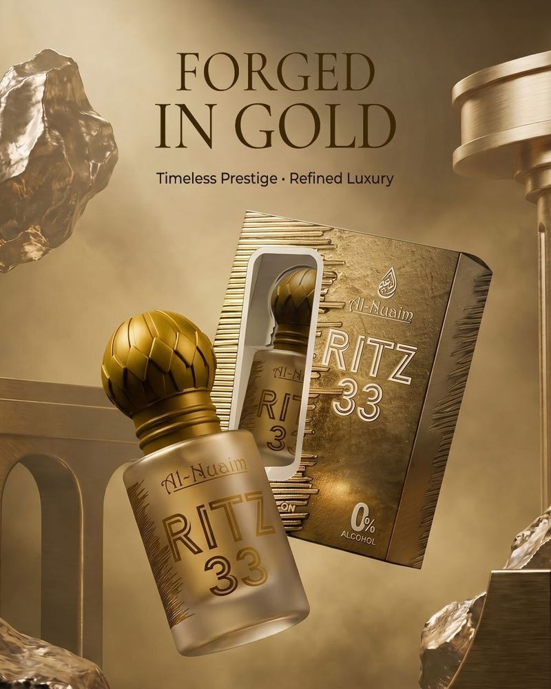 Al-Nuaim Ritz 33 Luxury Attar Fragrance Scent Oil 3g - Image 4