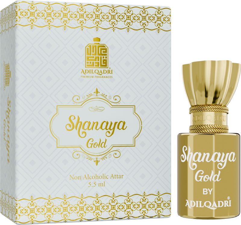 Adilqadri Shanaya Gold Gourmand Fragrance Roll On 10ml - Image 3