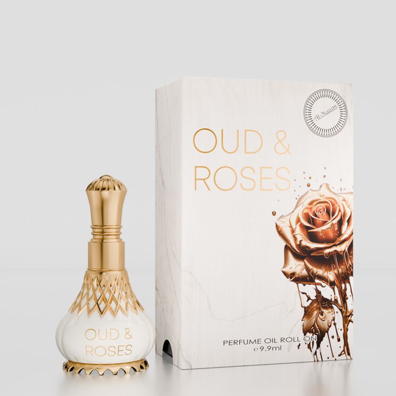Al-Nuaim Oud & Rose Alcohol Free Attar - Image 2
