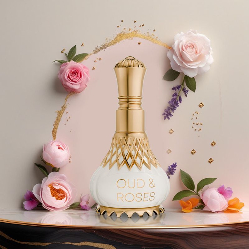 Al-Nuaim Oud & Rose Alcohol Free Attar - Image 4