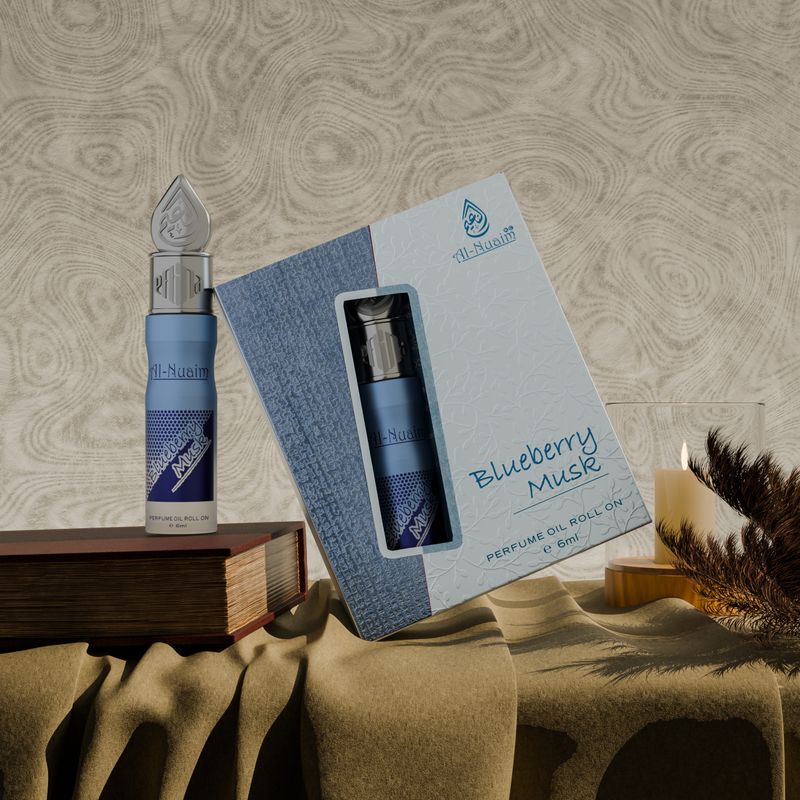 Al-Nuaim Blueberry Musk Attar Roll On 6ml - Image 2