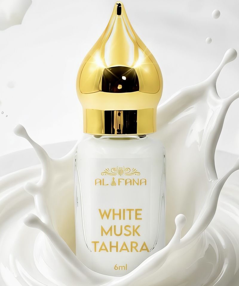 AL FANA White Musk Tahara Attar 6ml Roll On Perfume - Image 2