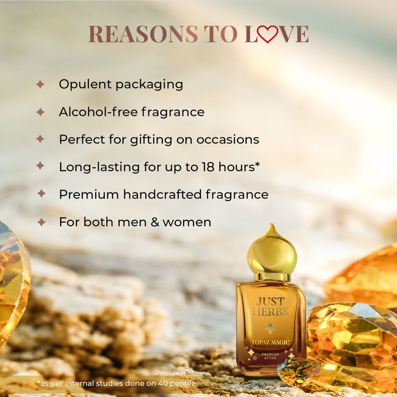 Just Herbs Topaz Magic Premium Attar - Image 4