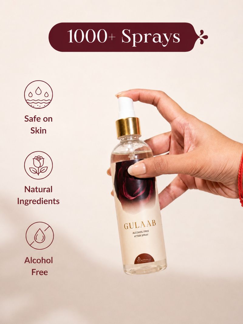 Sadhna.co Rose Attar Spray 100 ml - Image 4