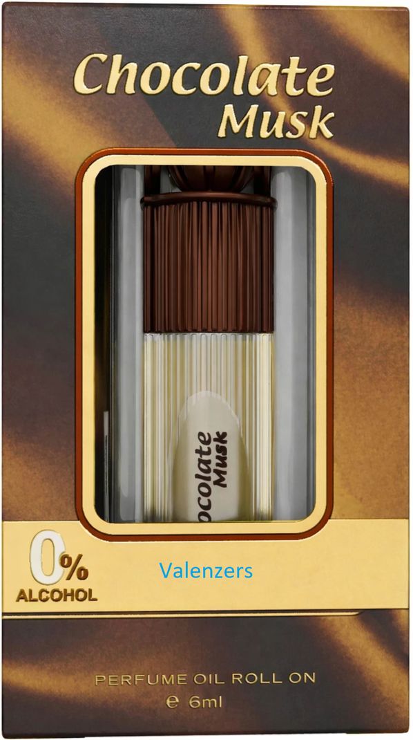 valenzers Chocolate Musk Luxury Non Alcoholic Roll-On - Image 2