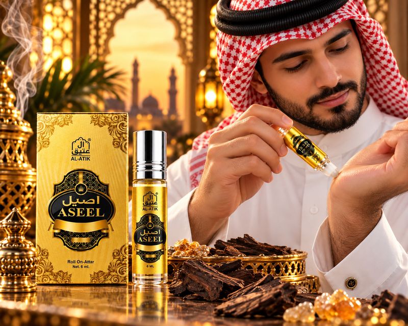 AL-ATIK New Aseel & White London Floral Attar - Image 3
