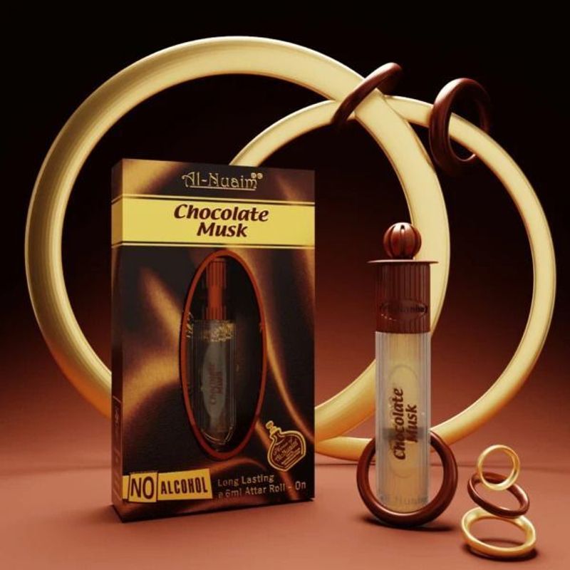 Al Nuaim Chocolate Musk Floral Attar - Image 5