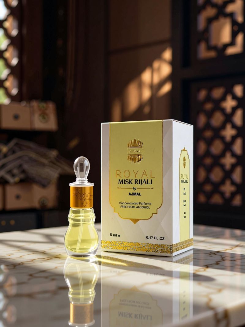 Ajmal Royal Misk Rijali Attar for Men & Women Floral Attar (Musk) - Image 3