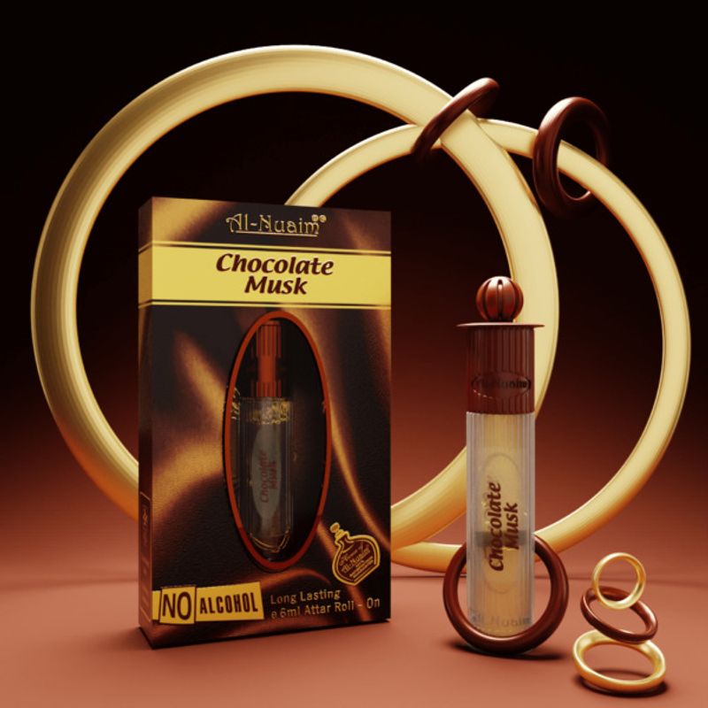 Al-Nuaim Chocolate Musk Attar Perfume Oil - Image 2