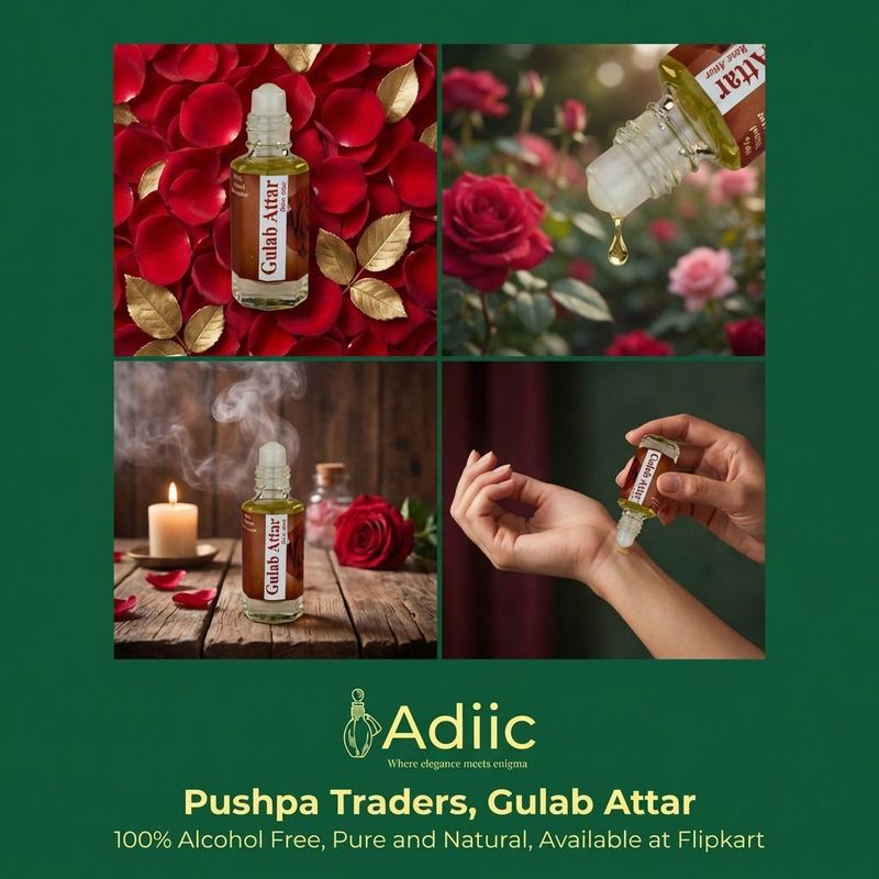 Pushpa Traders Pure Rose Attar - Image 4