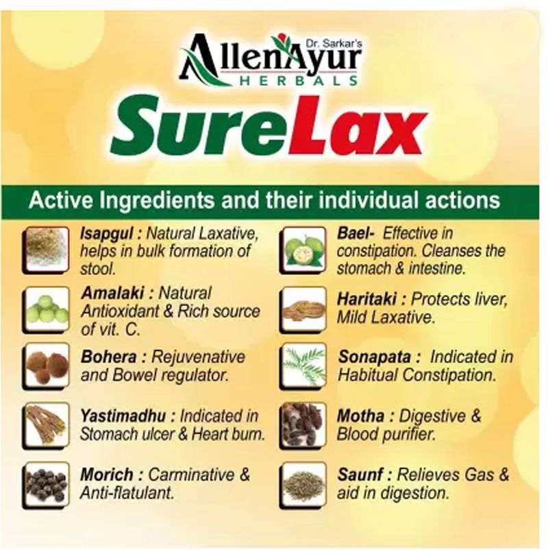 Allen Ayur SureLax 600g (Pack of 6) - Image 3