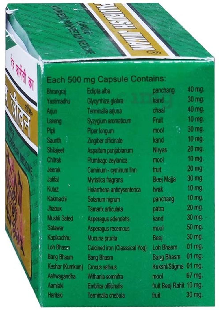 Paurush Jiwan Energetic Active Fit Capsules - Image 3