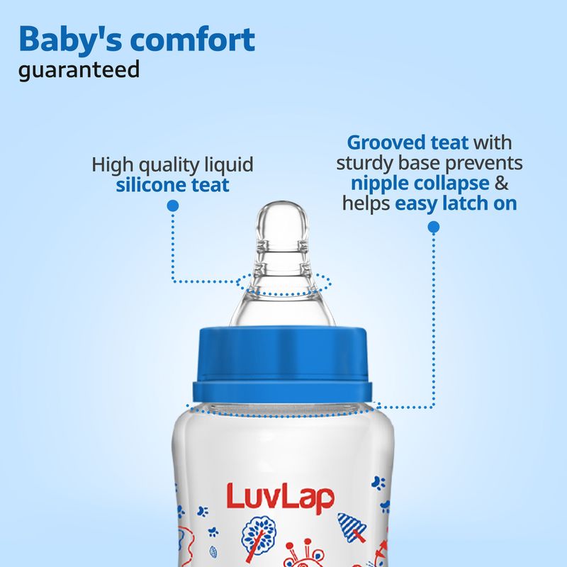 LuvLap Anti-Colic Slim Neck 250 ml Pack of 2 - Image 5