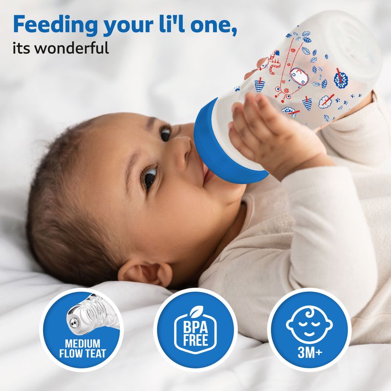 LuvLap Anti-Colic Slim Neck 250 ml Pack of 2 - Image 4