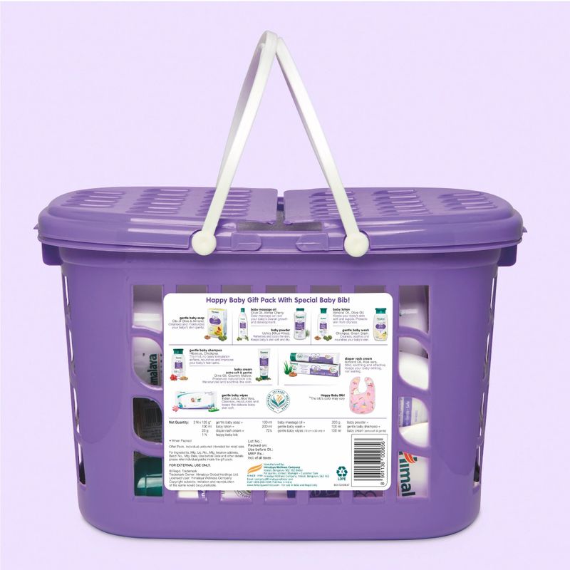 Himalaya Happy Baby Gift Pack (9 in 1) Purple - Image 6