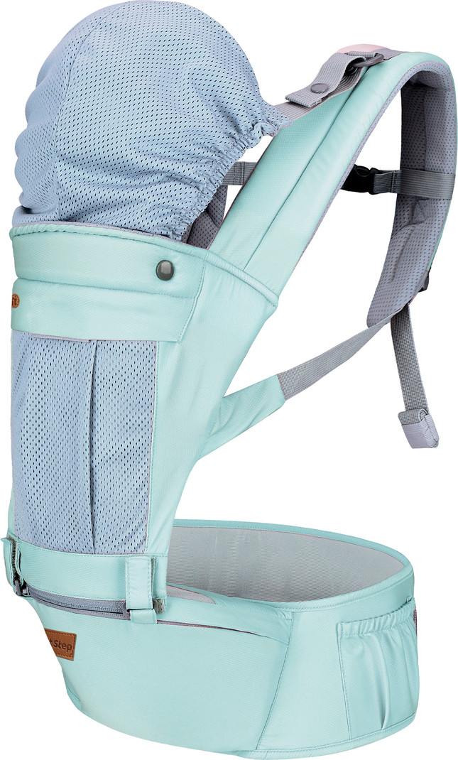 1st Step 5 In 1 Hip Seat Baby Carrier - Blue Baby Carrier