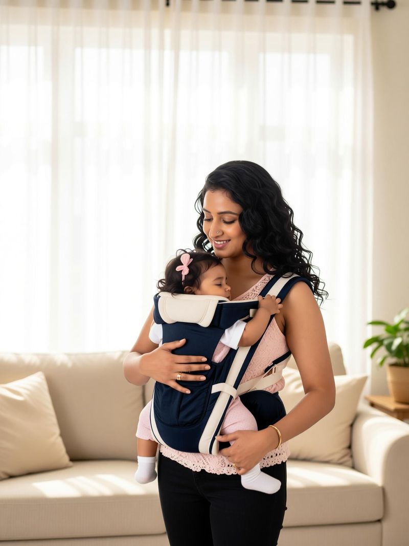 LuvLap Baby Carrier 4 Positions 0-12 Months - Image 3