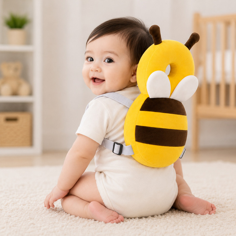 TENGOZ Safety Baby Helmet Yellow