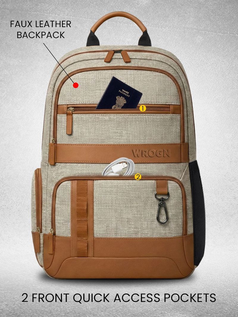 WROGN 40L Laptop Backpack with Anti Theft Pocket - Image 3