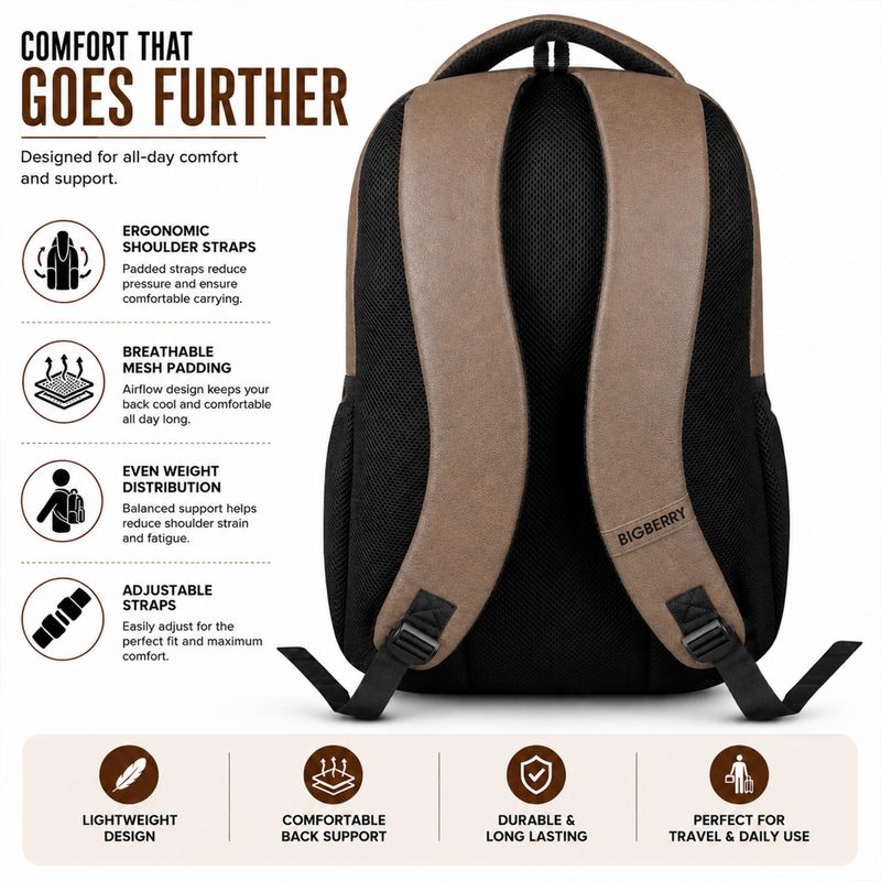 BIGBERRY 28L Laptop Backpack - Image 6