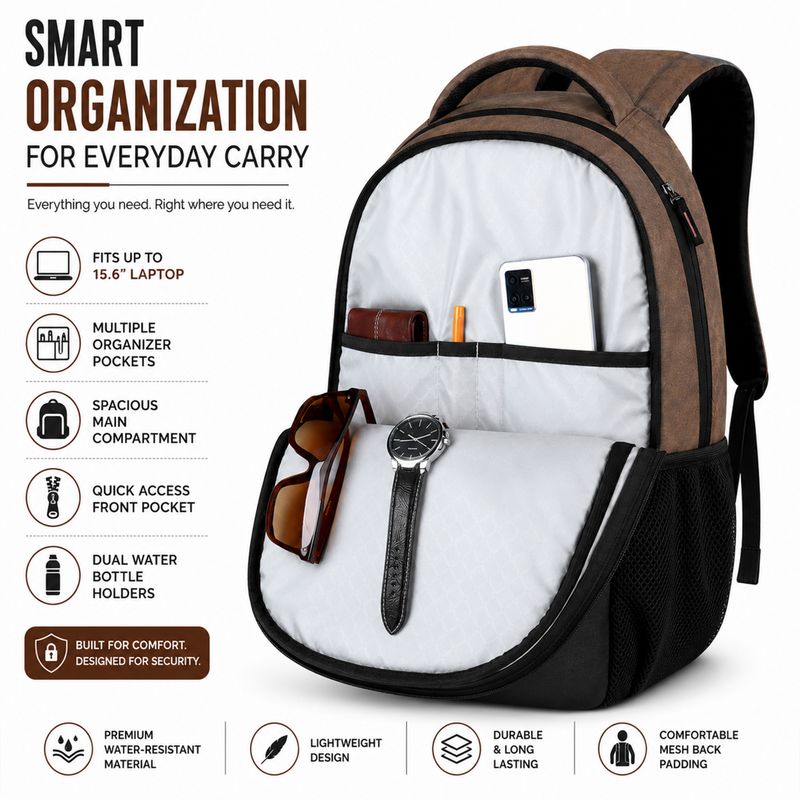 BIGBERRY 28L Laptop Backpack - Image 5
