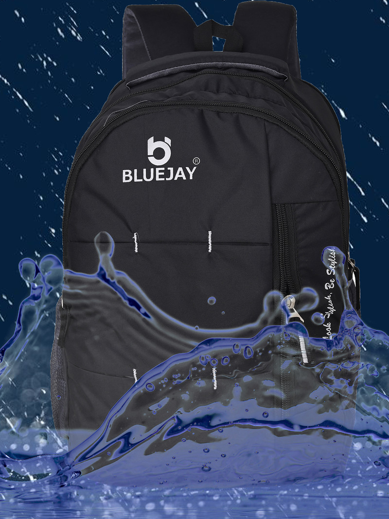 Bluejay Large 40 L Backpack Casual Laptop School/College/Office/Travel Bag For Men & Women Black