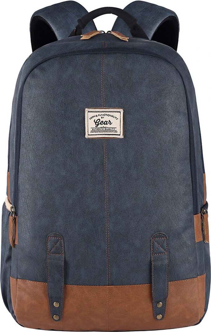 Gear 28L Classic Leather Laptop Backpack - Image 6