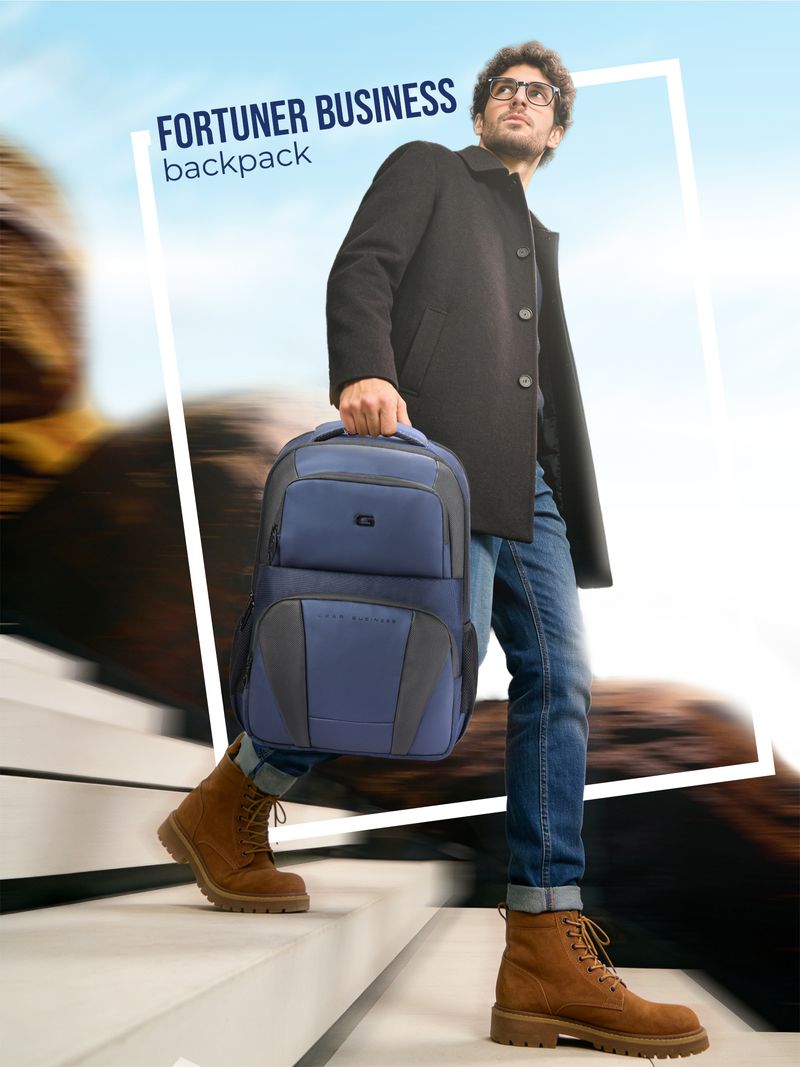 Gear Fortuner Business Laptop Backpack 17L Blue - Image 4