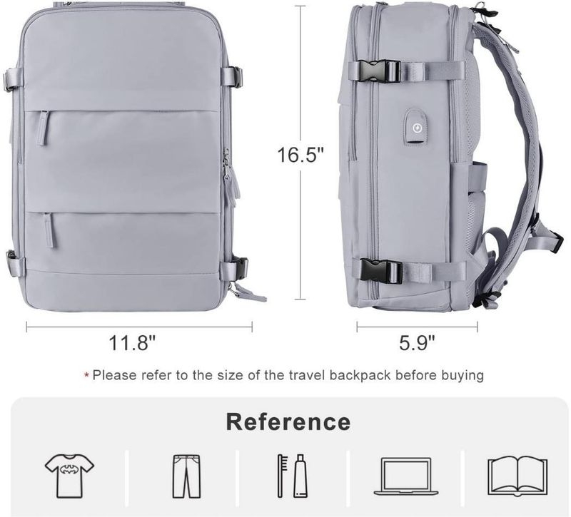 Large 40 L Laptop Backpack Travel Backpack For Men & Women | Luggage Backpack with Laptop Storage - Image 3