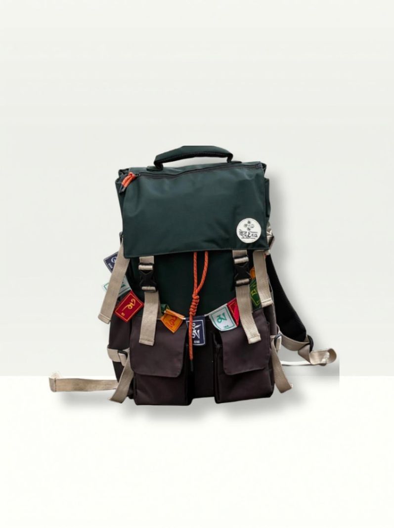 Vedera 35L Green Military Laptop Backpack - Image 2