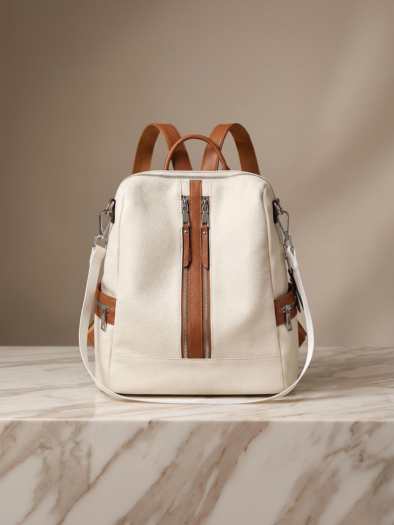 Dayalaxmi Fashion 20L Beige Tan Laptop Backpack - Image 2