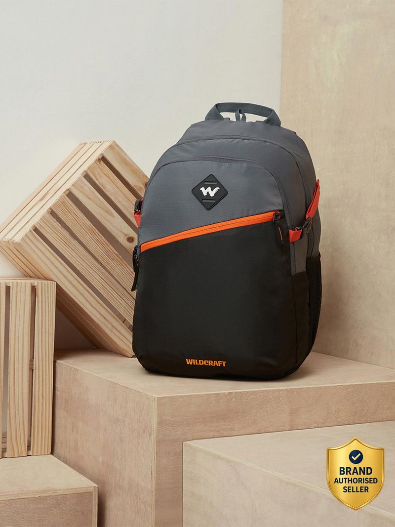 Wildcraft Faber 30L Laptop Backpack (Black, Grey) - Image 2