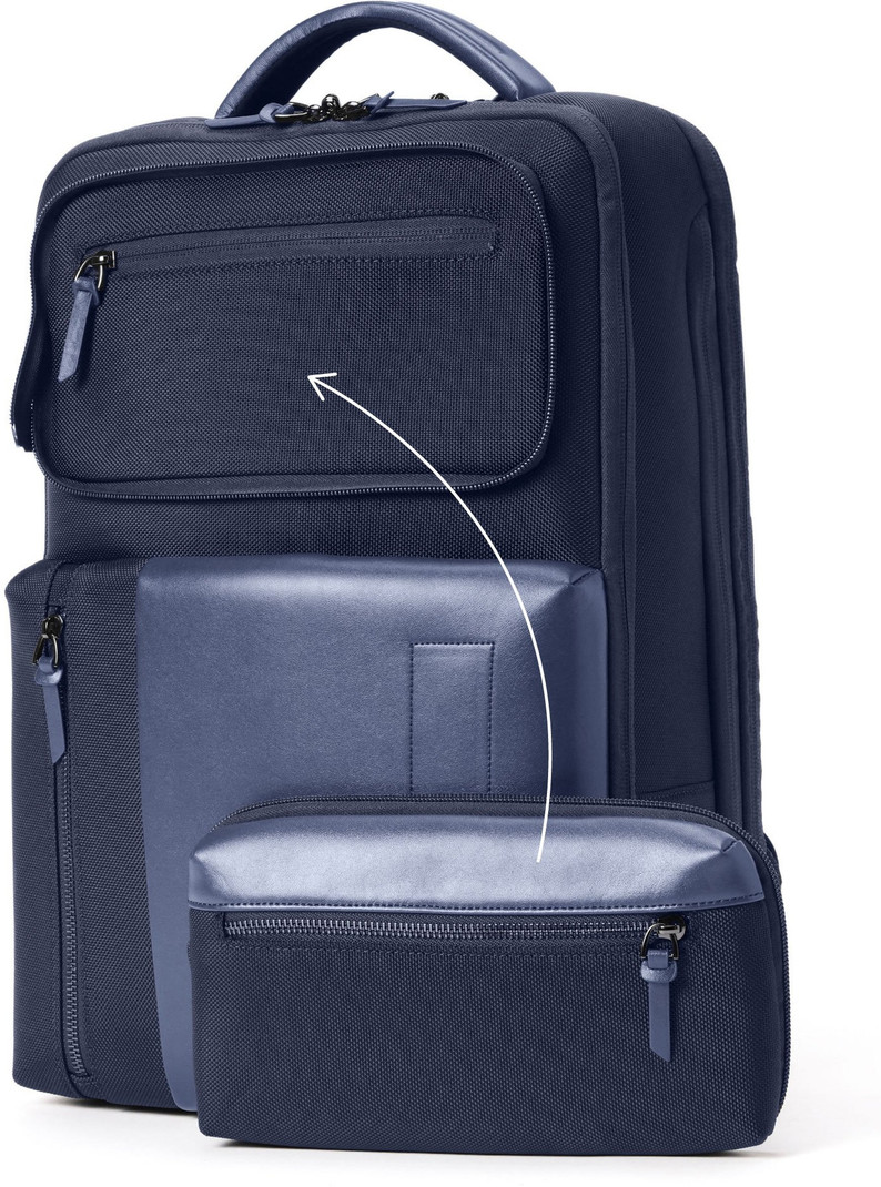 Mokobara Mokobara Medium 23 L Laptop Backpack The Overnighter Backpack 2.0 (Blue)