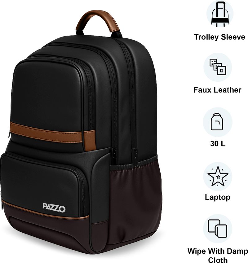 PAZZO 30L Laptop Backpack for Men - Image 3