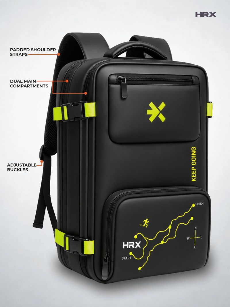 HRX by Hrithik Roshan 45L Laptop Backpack - Image 3