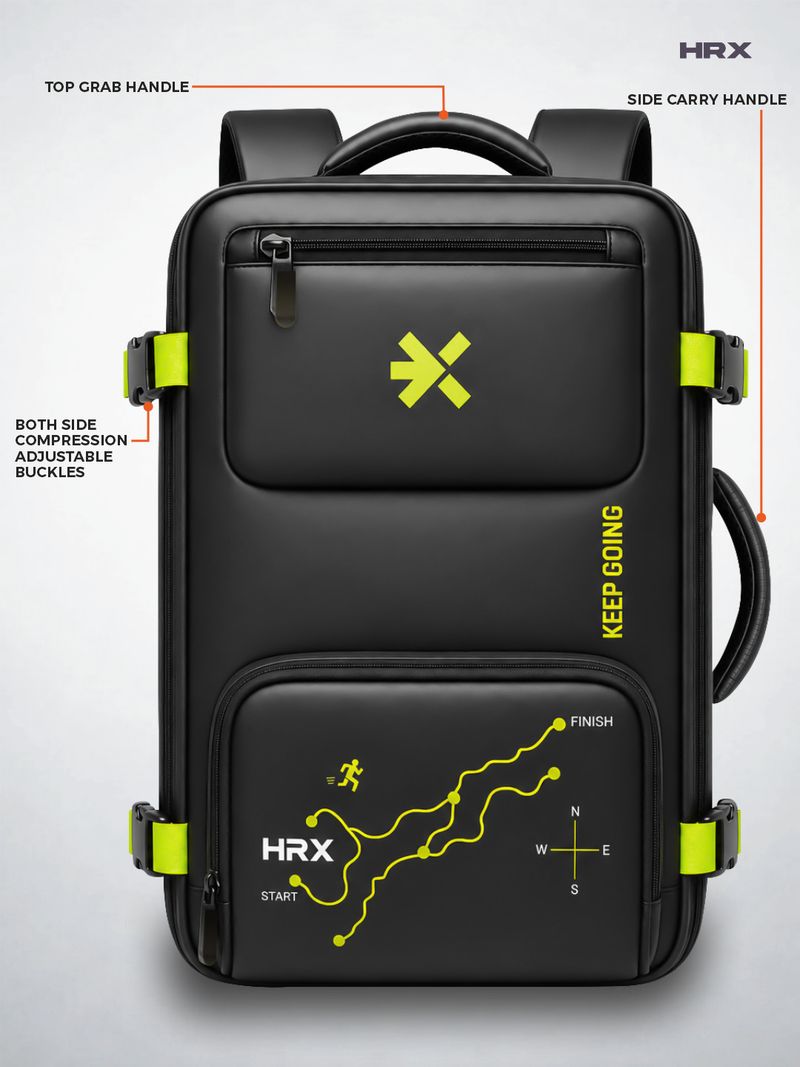 HRX by Hrithik Roshan 45L Laptop Backpack - Image 4