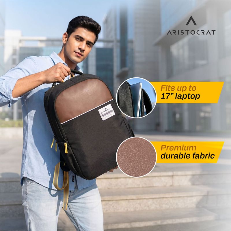 ARISTOCRAT 25L 17 Inch Laptop Backpack - Image 6