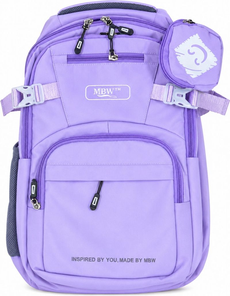 MBW Large 35L Laptop Backpack Korean Dark Purple - Image 2