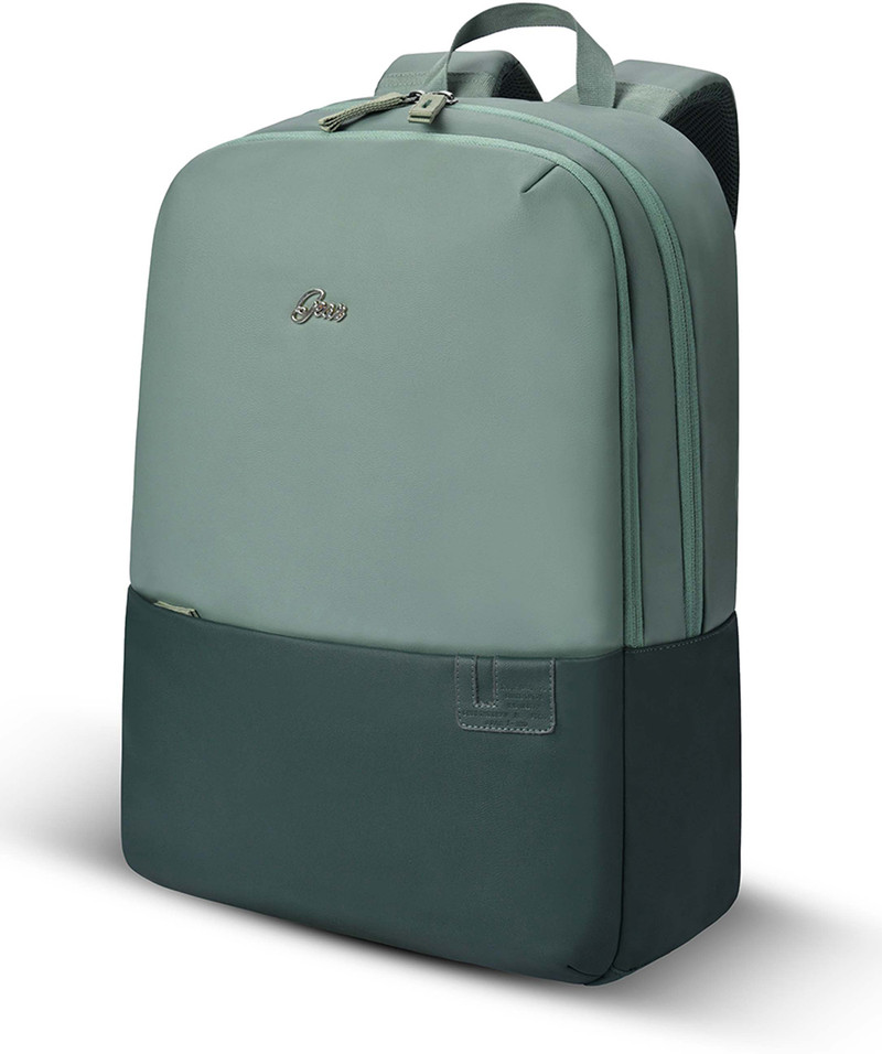 gear uber leatherite laptop backpack 12 l