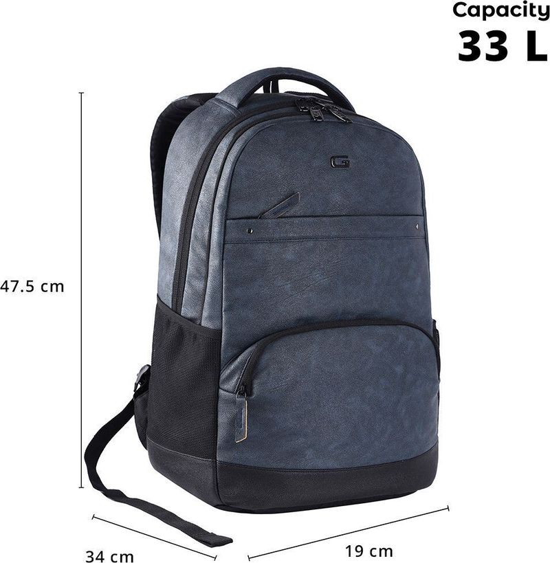 Gear 33L Vintage 2 Leather Laptop Backpack - Image 6