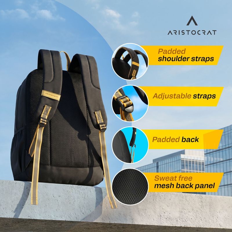 ARISTOCRAT 25L 17 Inch Laptop Backpack - Image 4